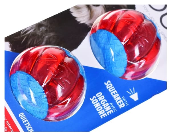 Zeus Duo Ball med lyd/knirking 5cm 2stk/pk
