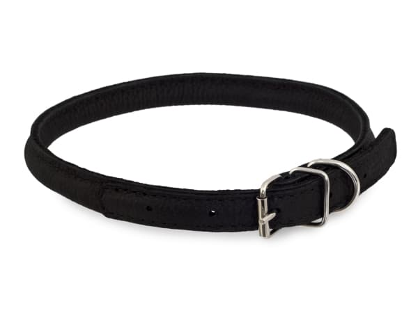 Collar Soft Ställbart Läderhalsband