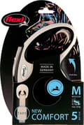 Miniatyrbild 2 av 6: Flexi New Comfort M Tape 5 m Black Dog Indragbar ledning