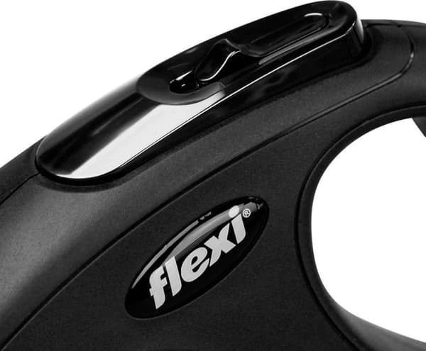 Flexi New CLASSIC 5 m Black Dog Indragbar ledning