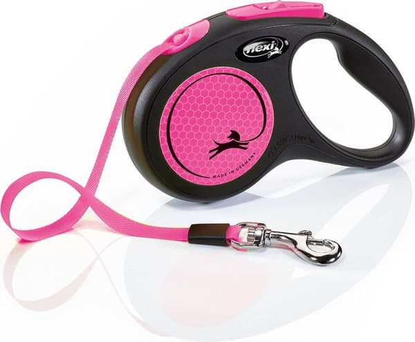Flexi New Neon S 5 m Dog Indragbar ledning
