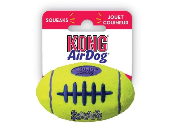 KONG Airdog Squeaker Football Small - koiran lelu - koiran lelu