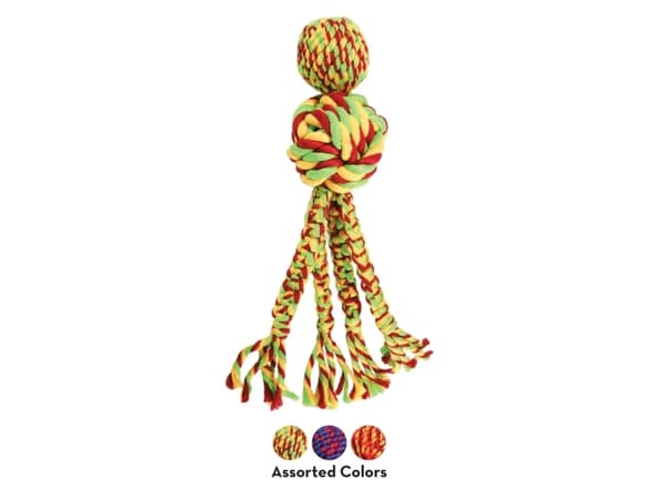 Kong Leksak Wubba Weaves Med Rep Mix S 26cm