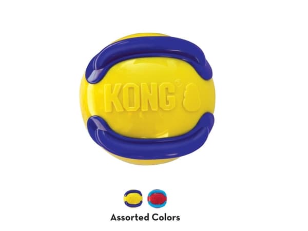 KONG-lelu Jaxx Brights pallo M 6.5cm