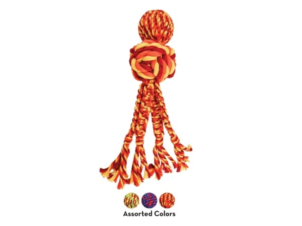 Kong Leksak Wubba Weaves Med Rep Mix L 38cm