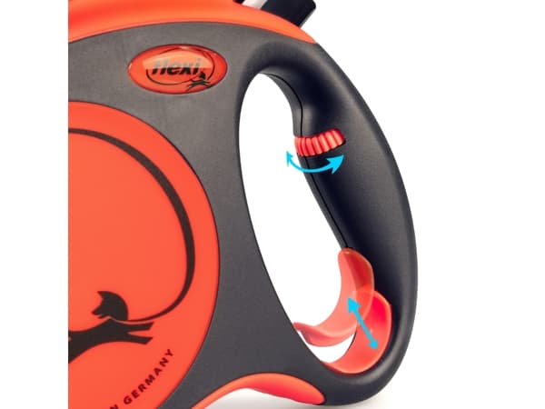 flexi Xtreme line, bånd, L: 8m < 55 kg, orange