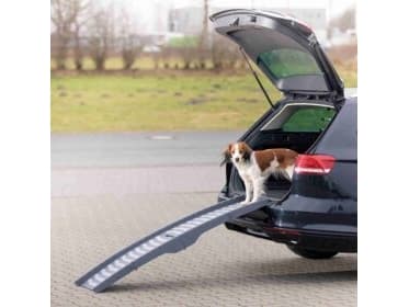 Trixie Ramp, 3-way foldable, plastic, 39 × 150 cm, grey