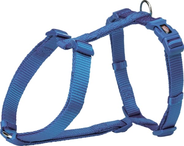 Trixie Premium H-sele, XS–S: 30–44 cm/10 mm, blå