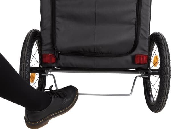 Trixie Cykel trailer, quick-fold, L: 74x95x103/143 cm, grå max.30kg