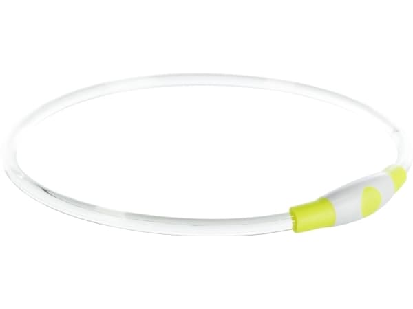 Trixie Flash light ring USB, L–XL: 65 cm/ø 8 mm, grøn