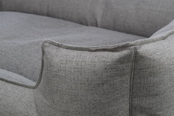 Trixie Talis bed, square, 120 × 80 cm, grey
