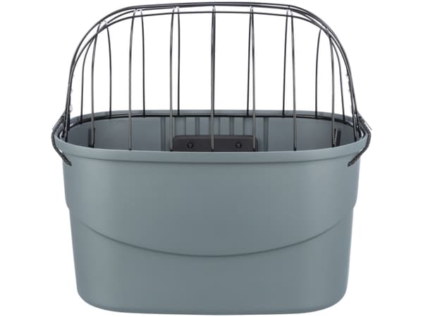Trixie Front bicycle basket, plastic, 42 × 39 × 30 cm, grey