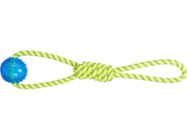 Trixie Aqua Toy playing rope with ball, float., poly./TPR, ø6×40 cm