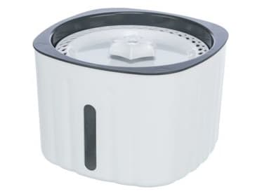 Trixie Flower drinking fountain, 2 l/18.5×13×18.5cm, white/grey