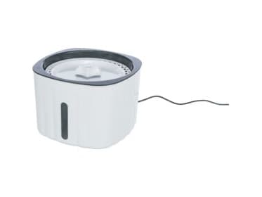 Trixie Flower drinking fountain, 2 l/18.5×13×18.5cm, white/grey