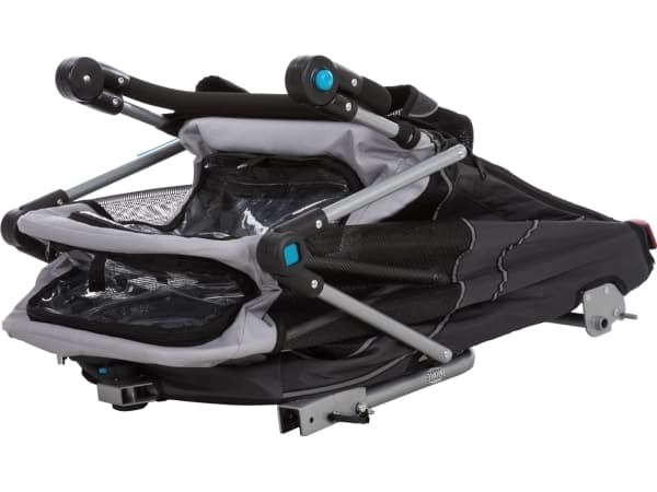 Trixie Cykel trailer, quick-fold, S: 58x93x74/114 cm, grå max.15 kg