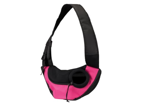 Trixie Sling Front Bag, 50 × 25 × 18 cm, pink/black