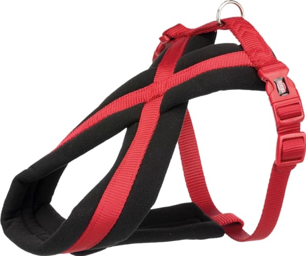 Trixie Premium Touring sele, L: 60–100 cm/25 mm, rød