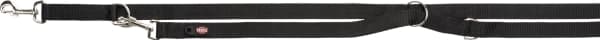 Trixie Premium adjustable leash, XS-S: 2,00 m / 15 mm, sort
