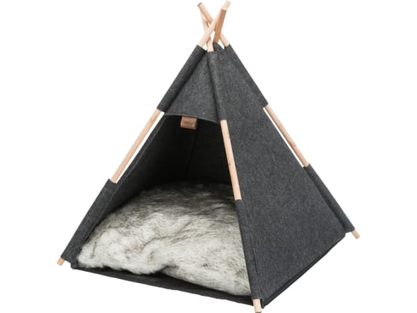 Trixie Tipi kattehule, felt, 55 × 65 × 55 cm, anthracite