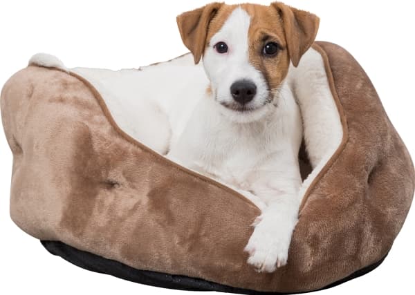 Trixie Cosma hundeseng, ø 60 cm, ruskea/beige