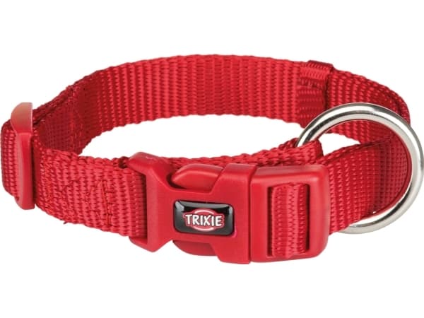 Trixie Premium Halsb., 40 - 65 cm/25 mm, rød
