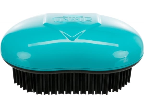 Trixie Upholstery and textile brush, TPR, 7 × 10 cm, sort/turkis