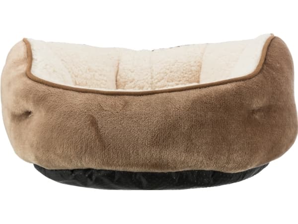 Trixie Cosma hundeseng, ø 50 cm, brun/beige