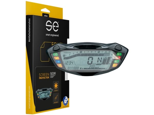 Smart Engineered SE-DCP-2-0102-0091-1-M, Skjermbeskytter, Motorsykkel, Gjennomsiktig, Monokromatisk, Suzuki GSX-S750 2017+ / GSX-S1000 2016+ / SV650
