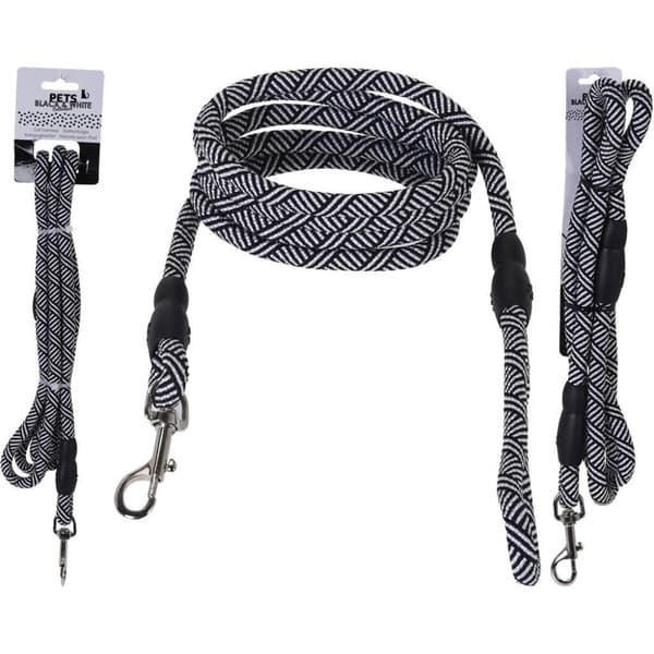 Husdyr Sort/hvid Samling Hundesnor 130cm Sort/Hvid