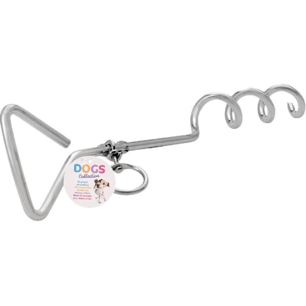 Metall Ground Spike för hundkoppel 40 cm