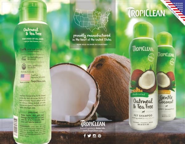 TROPICLEAN TROPICLEAN AWAPUHI & COCONUT SHAMPOO 355ml - VAT007669