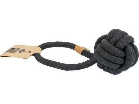 D&amp;D köysipallo ja silmukka Koko S 22cm/Ø12mm. musta