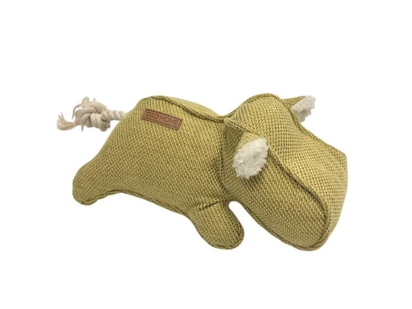 D&amp;D Hippo chenille 30x14cm. keltainen