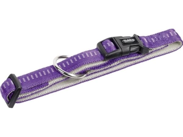 Nobby 78509-38, hund, standard halsbånd, fiolett, nylon, XS, 10 mm