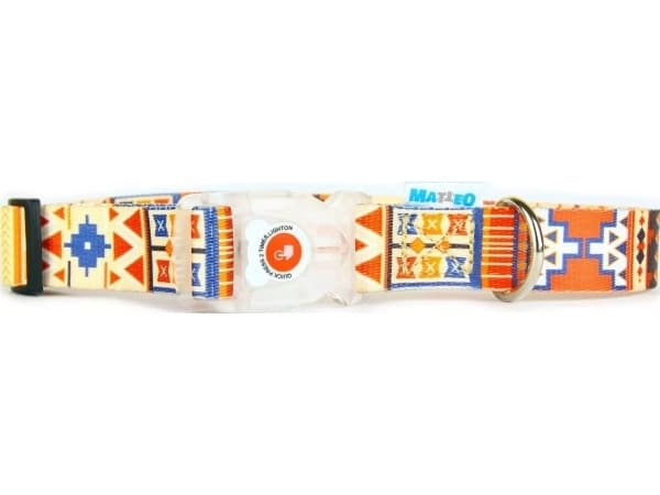 Matteo MATTEO halsband med LED BOHO spänne 20mm/20-35cm