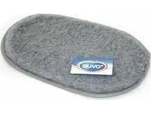 Duvo+ Duvo+ Nappa soikea matto harmaa 55x39cm