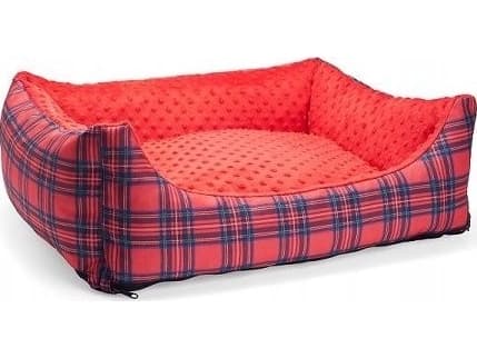 Bimbay BIMBAY COUCH DOT RED GRID 1 65x50