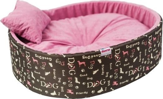 Diversa Diversa Funky Dog Lair 3 vaaleanpunainen