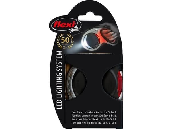 Trixie flexi LED lygte sort USB