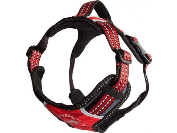 All For Dogs All For Dogs Szelki 2x-Sport Czerwone S