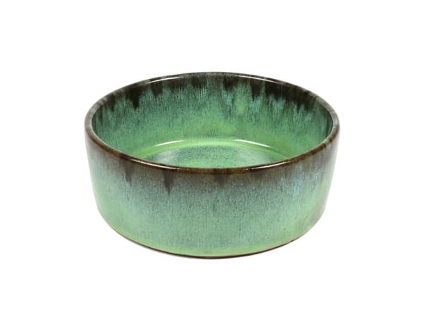 Duvo+ Duvo+ Ceramic Dog Bowl Jasper 16cm, green