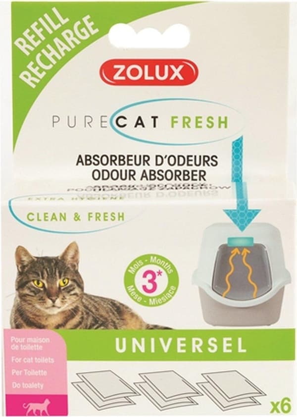 ZOLUX Purecat Fresh Odor absorberende patroner