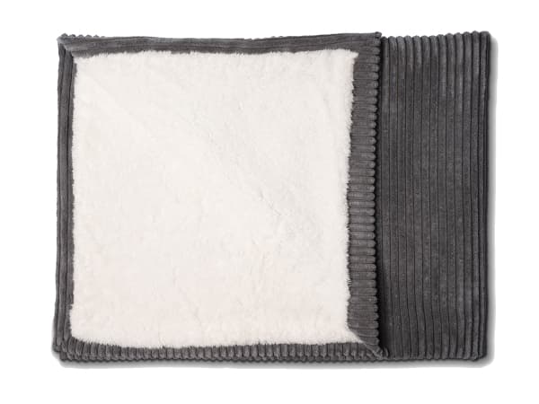 Fantail Homey Shade Grey Blanket 120cm L