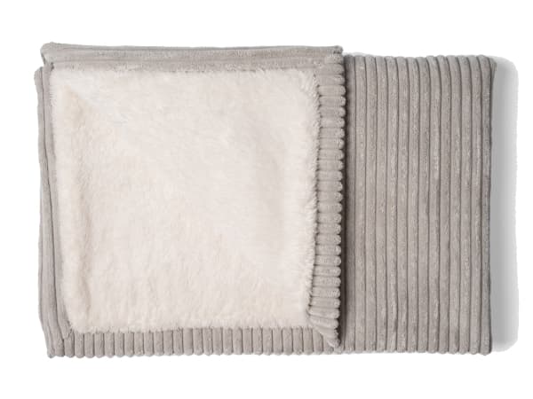 Fantail Homey Pale Grey Blanket 95cm M