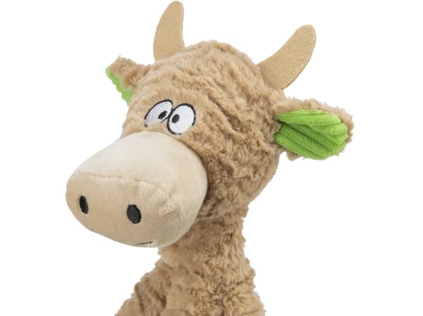 Trixie Cow, plush/rope, 50 cm