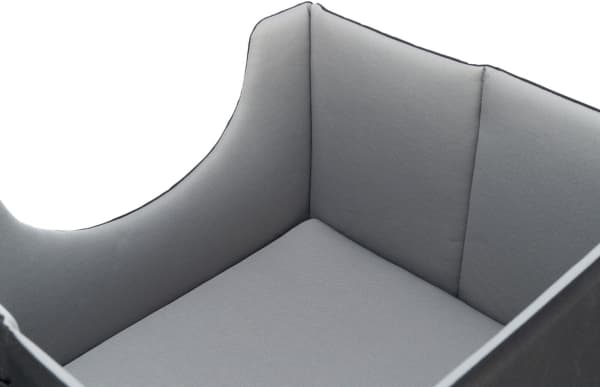 Trixie Car seat, 45 × 28 × 40 cm, black/grey