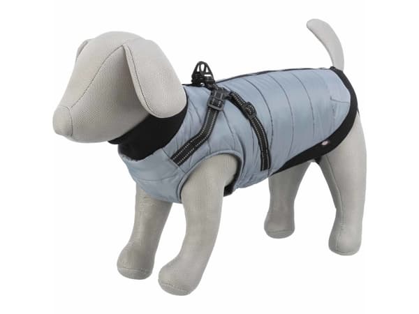 Trixie Pontis harness coat, S: 36 cm, grey