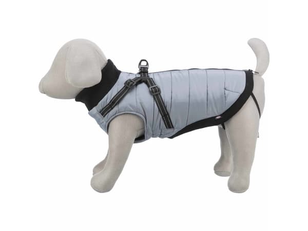 Trixie Pontis harness coat, S: 36 cm, grey