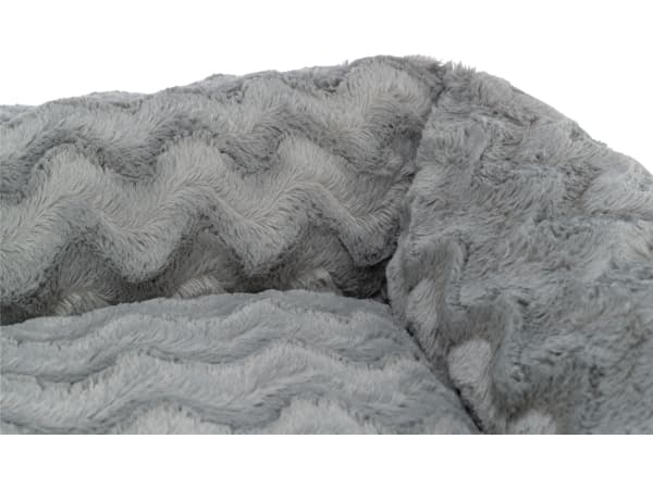 Trixie Vital Loki bed, recycled, square, 100 × 70 cm, grey